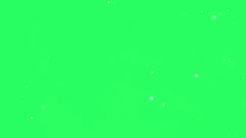 Slow motion falling white half transparent snow effect on Green Screen Stock Footage 318974647