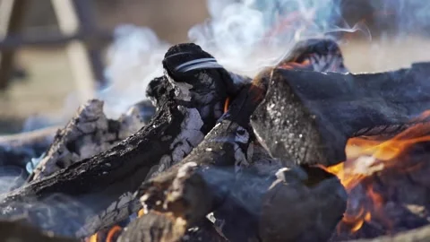 Slow Motion Fire Daytime Several angles 動画素材 157612941