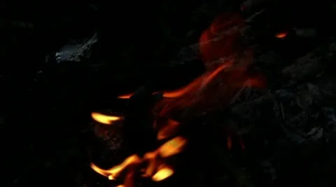 Slow Motion Fire Flame Video stock 11304775