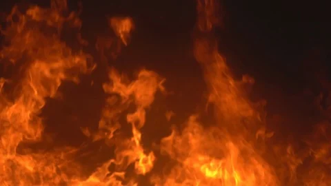 Slow motion fire flame, super slow hot p... | Stock Video | Pond5