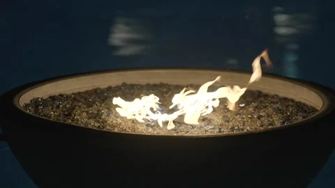 Floating Fire Pool Stock Footage ~ Royalty Free Stock Videos | Pond5