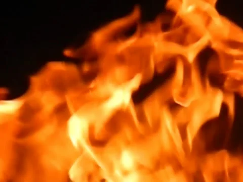 Slow motion, fire. Stock Footage 11611903