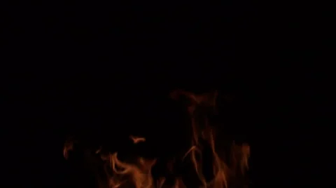 Slow Motion Fire. Stock Footage 61192471