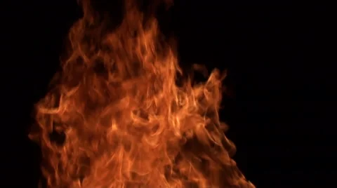 Slow Motion Fire. Stock Footage 61192496
