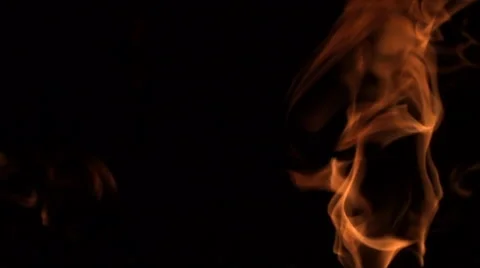 Slow Motion Fire. Stock Footage 61192497
