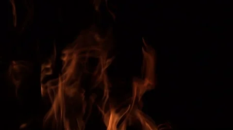 Slow Motion Fire. Stock Footage 61192514