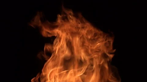 Slow Motion Fire. Stock Footage 61192579
