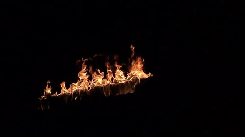 Slow Motion Fire. Stock Footage 63307843