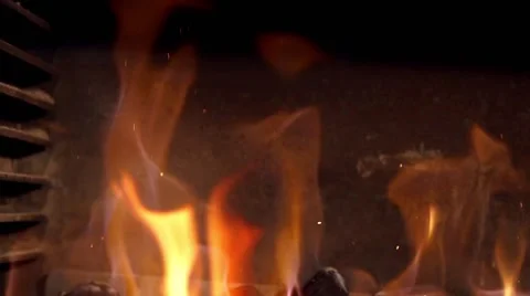 Slow motion fire Stock Footage 67858829