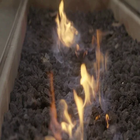 Slow Motion Fire Stock Footage 69553758