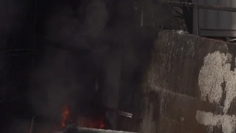 Slow motion of fire Video stock 74696940