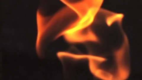 Slow Motion Fire Video stock 77025964