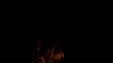 Slow Motion Fire Stock Footage 83374319