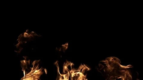 Slow Motion Fire Stock Footage 83378753