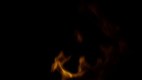 Slow Motion Fire Stock Footage 83442508
