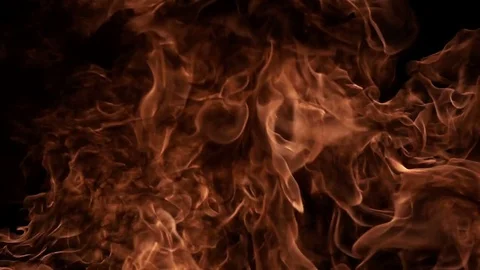 Slow Motion Fire Stock Footage 83444162