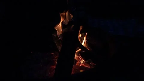 Slow Motion Fire Video stock 159370957