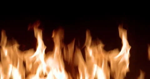 Slow-motion fire VFX insert element Stock Footage 263773671