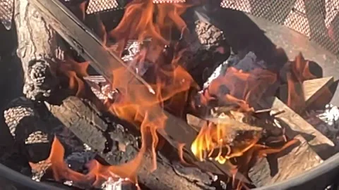 Slow Motion Fire02 Stock Footage 164688964