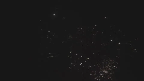 Slow motion firework explosions Stock Footage 165300128