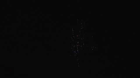 Slow motion firework explosions Stock Footage 165300355