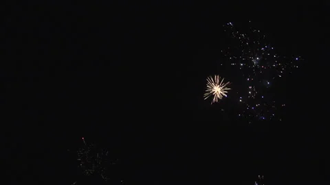Slow motion firework explosions Video stock 165300373