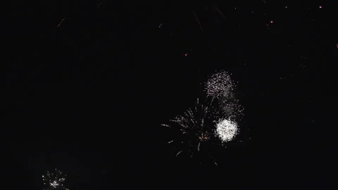 Slow motion firework explosions Video stock 165300798