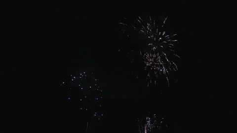 Slow Motion Firework Explosions Stock Footage 165301160