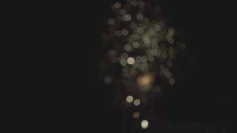 Slow Motion Firework Out of Focus Stock Footage 165301189
