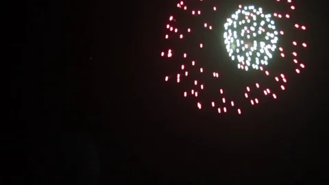 Slow Motion Fireworks 1 Stock Footage 79018457
