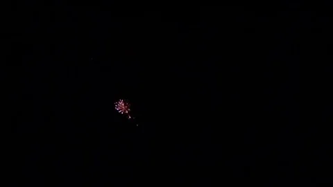 Slow Motion Fireworks 2 Stock Footage 79018464
