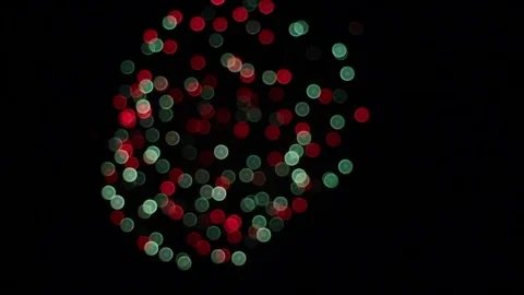Slow Motion Fireworks 4 Stock Footage 79018482