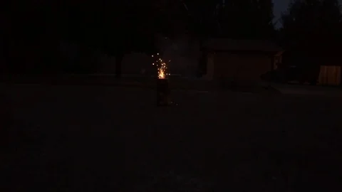 Slow Motion Fireworks Close Up 스톡 동영상 77430734