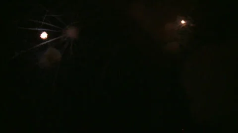 Slow motion Fireworks Video stock 474161