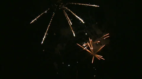 Slow motion Fireworks Stock-Footage 474229