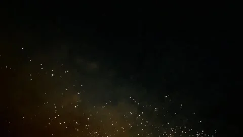 Slow Motion Fireworks Stock Footage 200371304