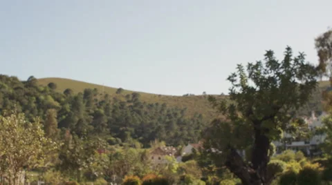 Slow motion of five children running round camera in park. Stock Footage 43673144