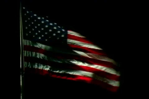 Slow Motion Flag 3 Stock Footage 271297