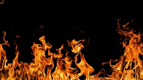 Slow Motion Flame Loop Animation Vídeo Stock 333229518