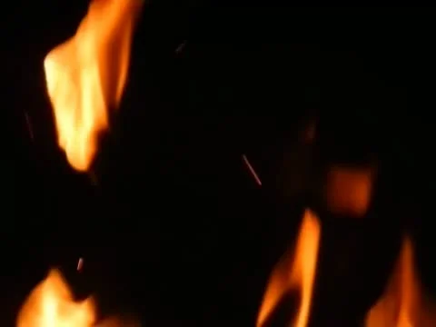 Slow motion, flames, fire burning Video stock 11612023