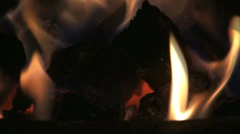 SLOW MOTION FLAMES Video stock 18158378