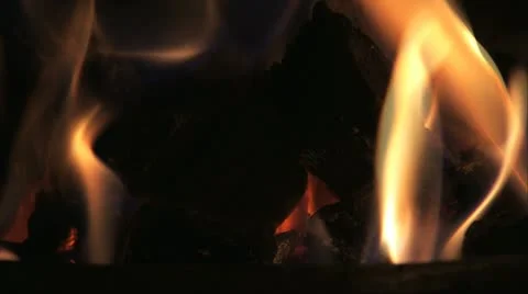 SLOW MOTION FLAMES Stock Footage 18167255