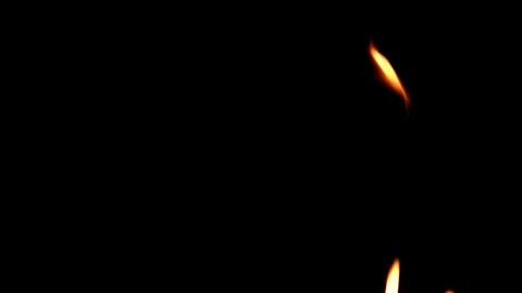 Slow motion Flames Stock Footage 94899177