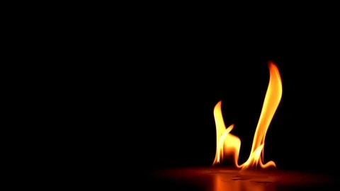 Slow motion Flames Stock Footage 94973339
