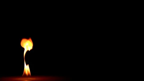 Slow motion Flames Stock Footage 94973451