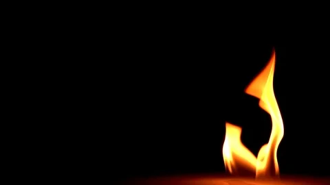 Slow motion Flames Stock Footage 94973472