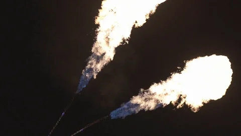 Slow motion Flames Stock Footage 116998773