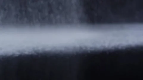 Slow-motion on flour dropping on the table top Stock Footage 156798077