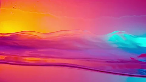 Slow Motion Flowing Water Stock Footage 95744601
