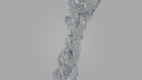 Slow motion flowing water jet Video stock 91663258